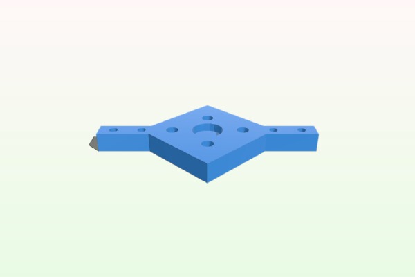 Turnigy D2826 Motor Mount for Swamp Dawg | 3d print model