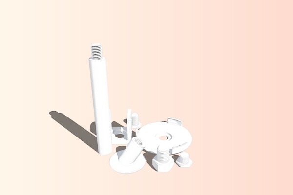 Avent SCD843 camera clamp holder_stand | 3d print model