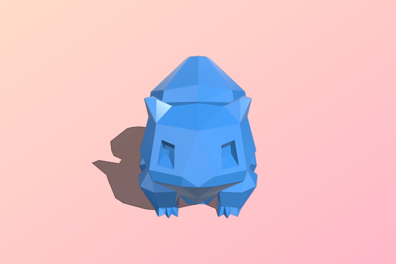 Low-Poly Bulbasaur