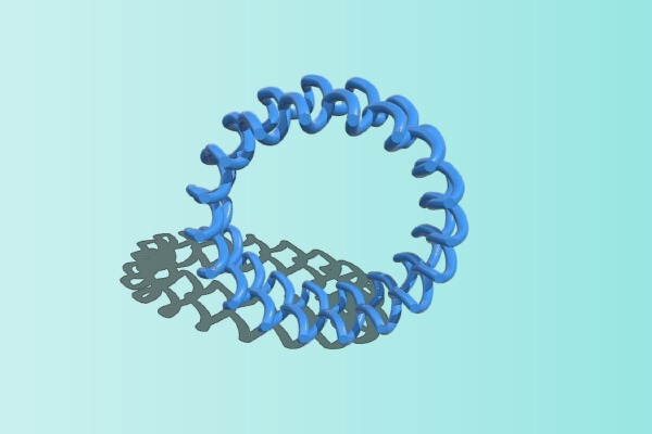 Twisty Bracelet | 3d print model