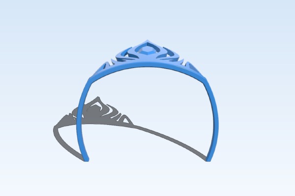 Elsa Crown | 3d print model