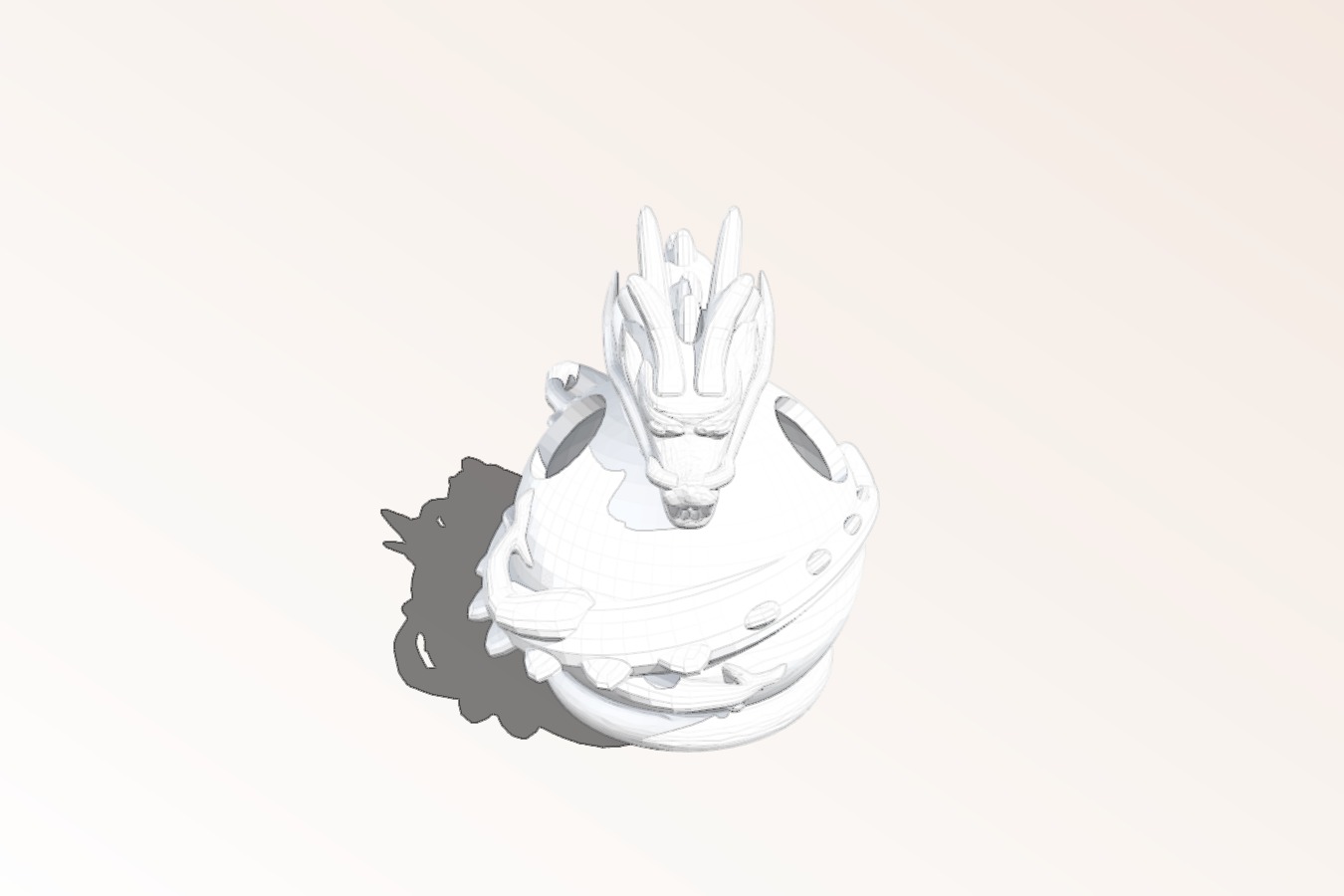 Dragon bead (Macrame)