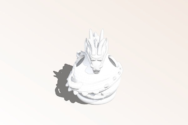 Dragon bead (Macrame) | 3d print model