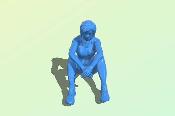 Women in sports | 3d print model