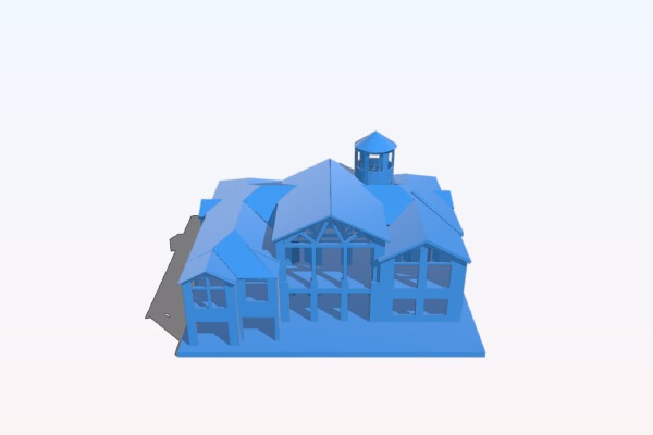 House With Roof | 3d print model