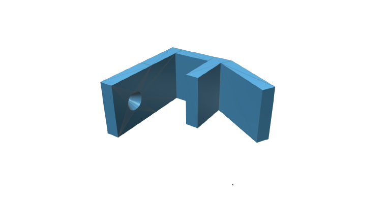 PS4 Under Desk Mount with Screw Holes and Backstop v1.02 | 3d print model