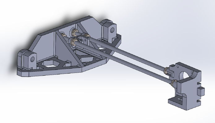 Renfort Axe Y et support plateau - Anet A6  v2017 | 3d print model
