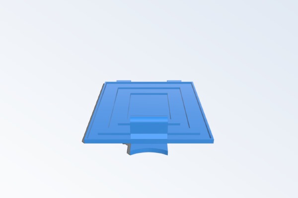 double batterie cover for RC car | 3d print model
