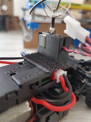 Support CAM FPV Eachine TX01,TX02 ou TX03 sur Wltoys K989, K969, P929, K999 | 3d print model