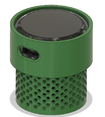 Warp Pipe Acoustic Stand (Echo Dot Gen 3 ) | 3d print model