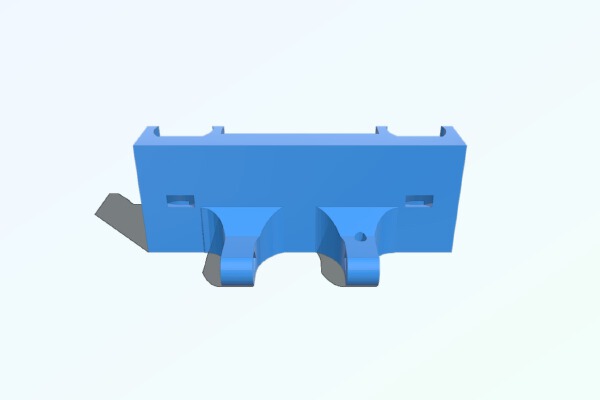 Rostock lm8uu clamp carriage for ball joints | 3d print model