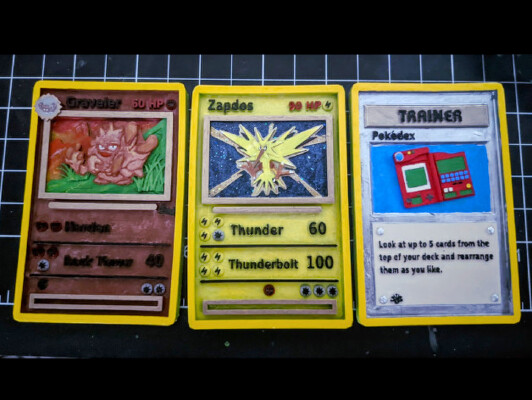 3D Printable Pokemon Cards (Part 4) | 3d print model