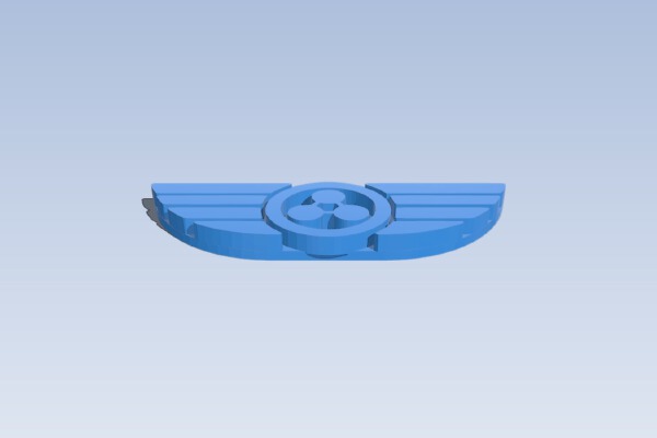 SpaceChem Pin | 3d print model