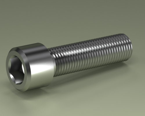 Screw M14x50 | 3d print model