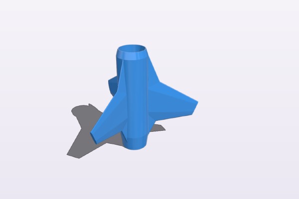 Model Rocketry Configurable Fin Can | 3d print model