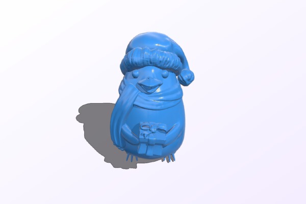 Christmas Duck Spirit | 3d print model