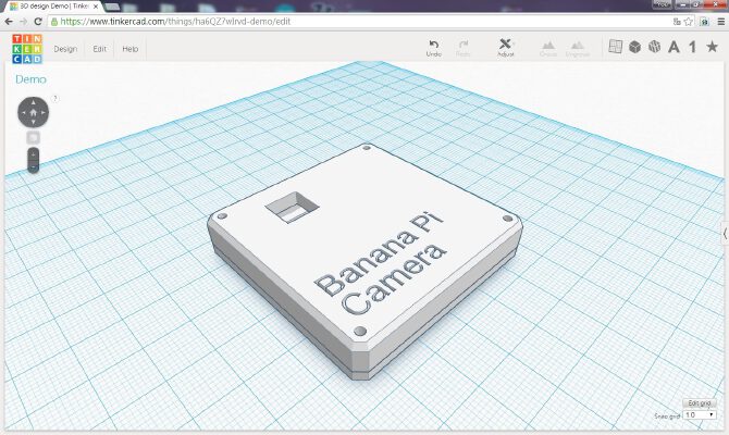 Banana Pi OV5640 Camera Modules Case | 3d print model