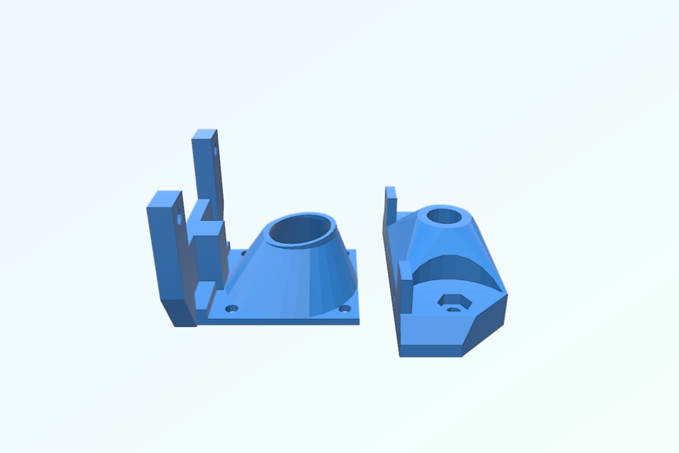 Yet another HotEnd-Mount ... J-Head Groove mount for Pneufit Bowden stuff ... for i3