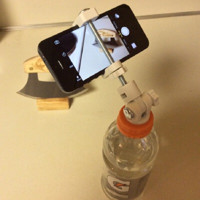 Americanized universal bottle top tripod | 3d print model