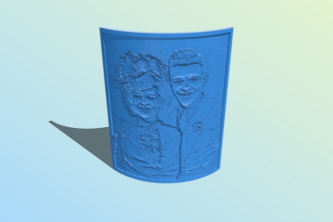 Lithophane of Mom and Dad