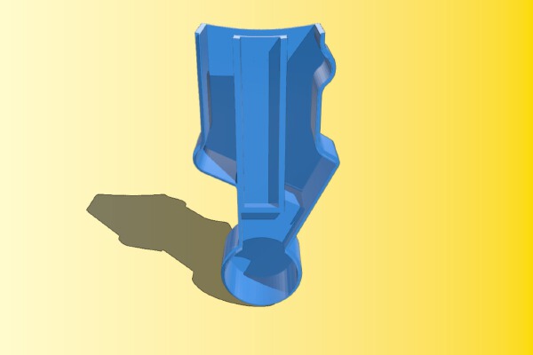 Airbus inspired throttle lever for Saitek throttle quadrant | 3d print model
