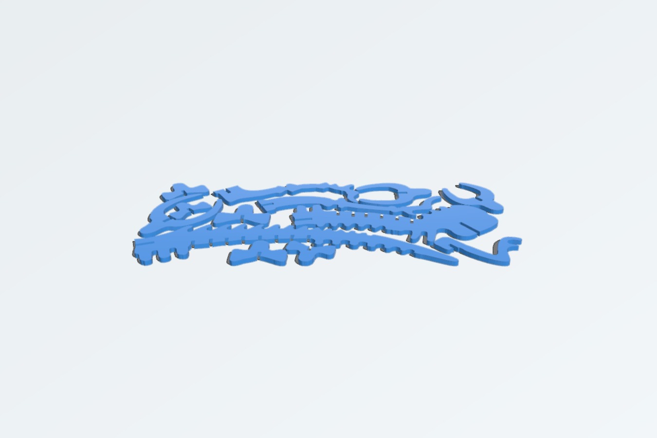 Tyrannosaurus Rex re-mix for 3D printer