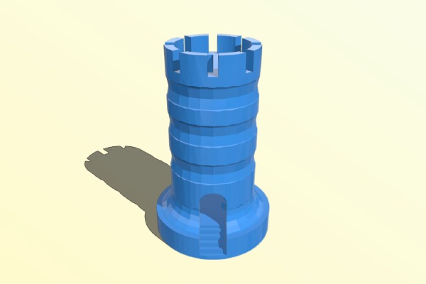 Rook With Staircase | 3d print model