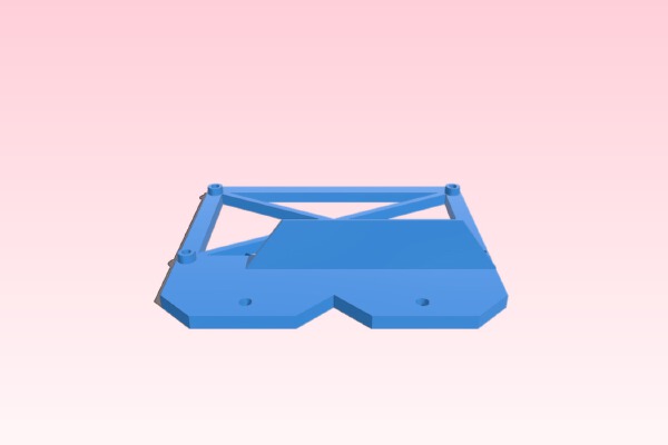 MKS Gen 1.4 mount with cable protection (for 2020, 2040 extrusions) | 3d print model