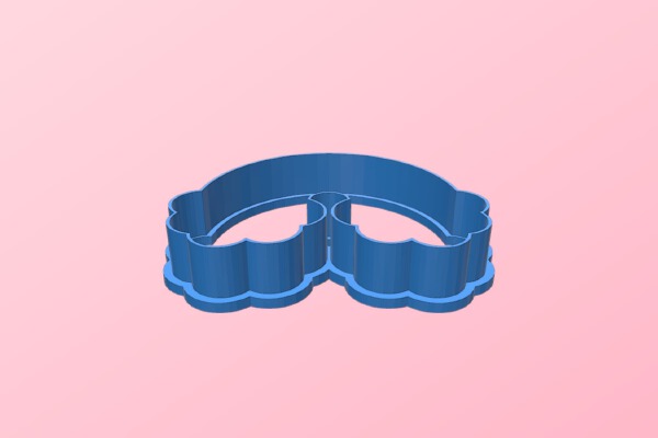 Cortador de galletas de arcoiris_ rainbow cookie cutter | 3d print model