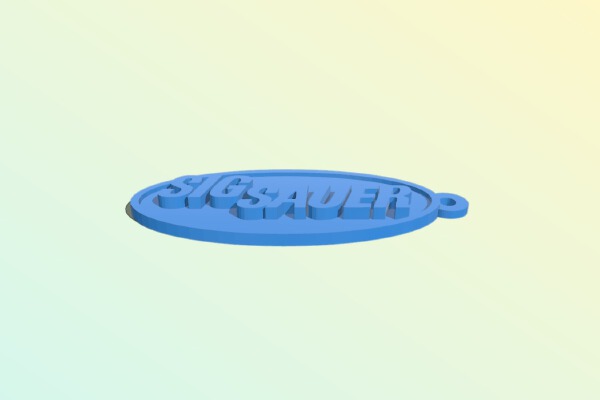 Sig Sauer Keyring | 3d print model