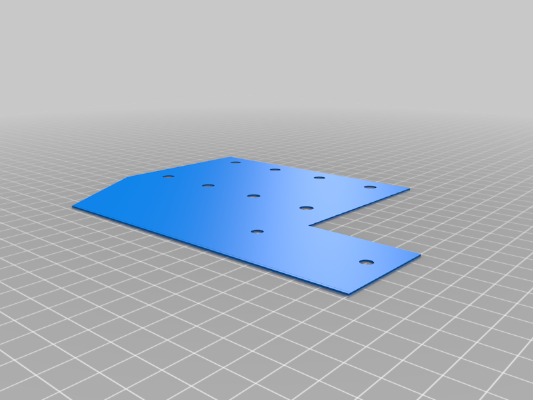 Root2 CNC side Panels Template | 3d print model