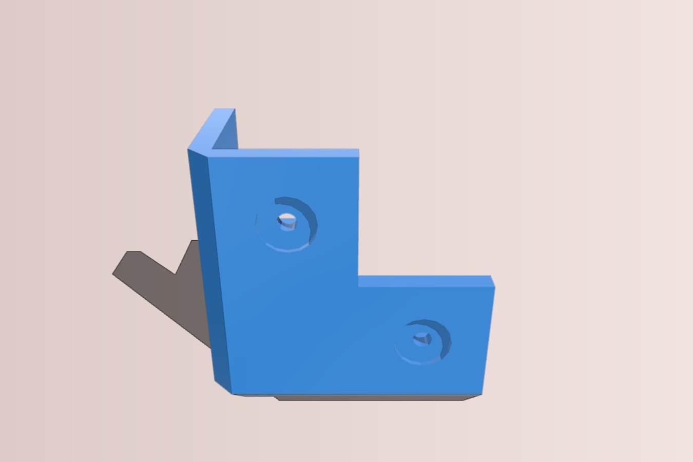 3030 corner with wire channels