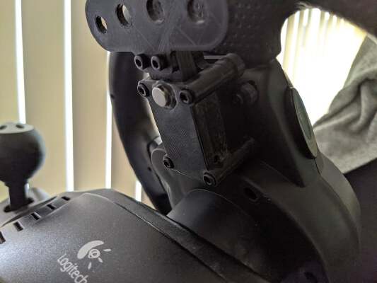 Magnetic Paddle Shifters for Logitech Driving Force GT (DFGT) | 3d print model