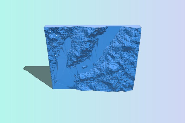 Lake George 3d map | 3d print model