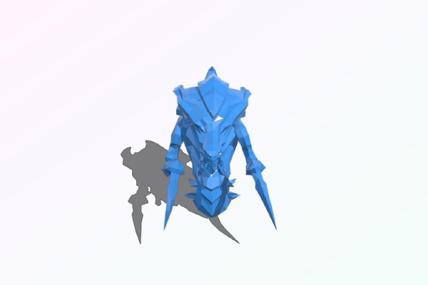 Starcraft 2 Hydralisk simplified | 3d print model