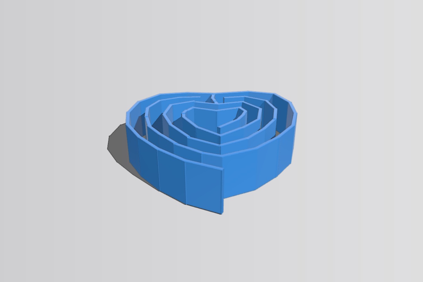 heart labyrinth, labyrinthine small (place)mat