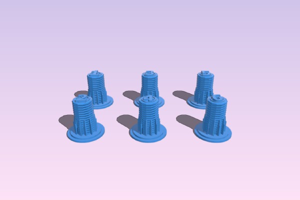 Generator Objective Markers | 3d print model