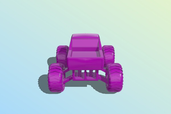 Mini monster truck | 3d print model