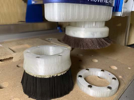 Brosse rétractable (moteur 65 mm) | 3d print model