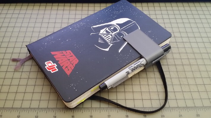 Pen Holder for Moleskine Hard Cover | 3d print model