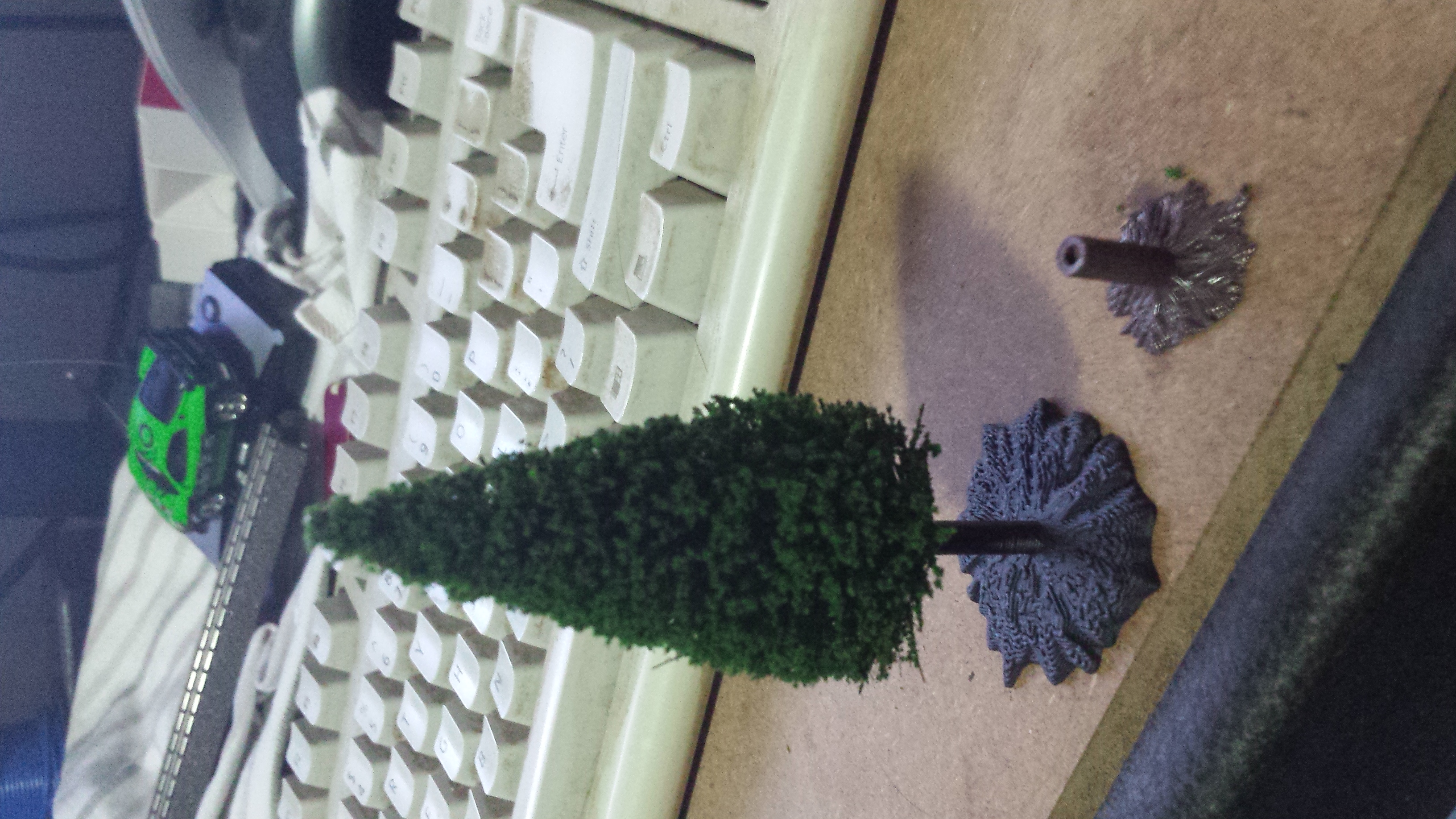 Model Train Tree Base (H0) Files to download and to 3D print for free