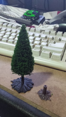 Model Train Tree Base (H0) | 3d print model