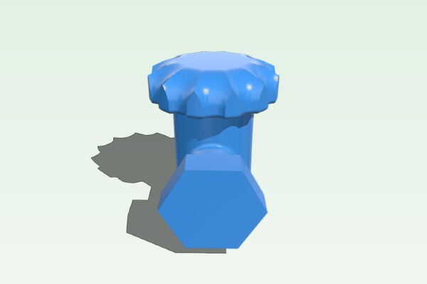Gas bottle valve | 3d print model