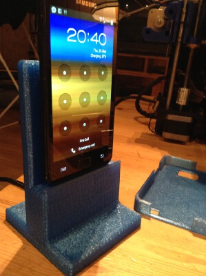 Cellphone docking with micro usb | 3d print model