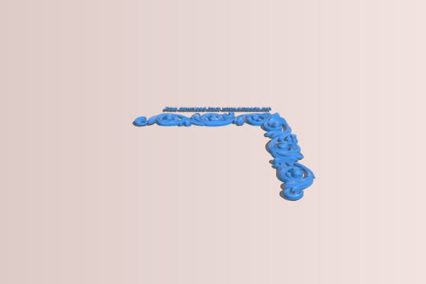 Pattern in the corner | 3d print model
