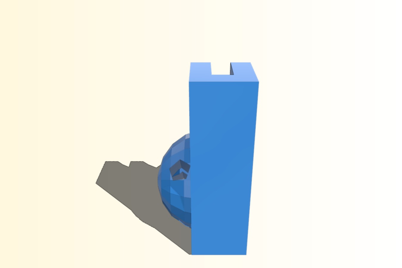 Corner mirror stick
