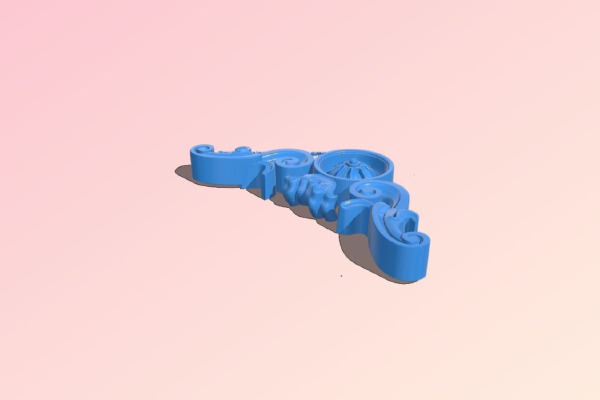 Pattern in the corner | 3d print model