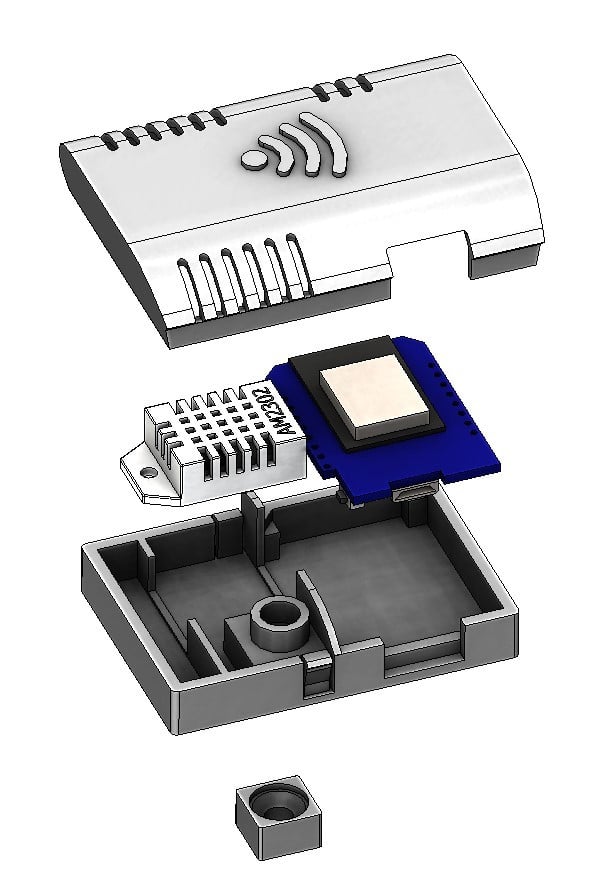 Wemos D1 _ DHT22 logger housing