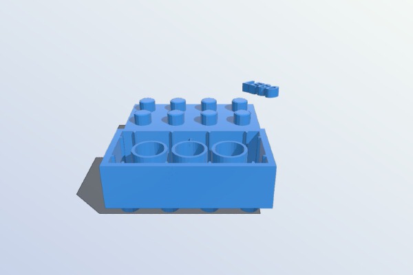 Lego - block #2 | 3d print model