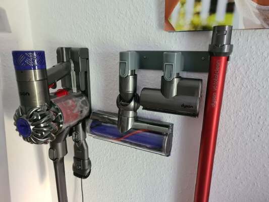 Vacuum cleaner accessory holder for Dyson V6 | 3d print model